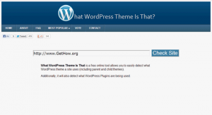 Identify that Which WordPress Theme is Being Used