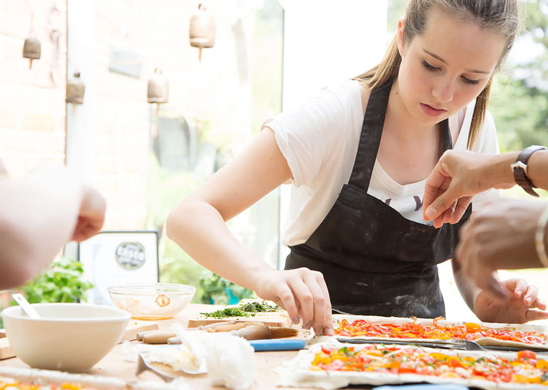 Teenager Cooking 