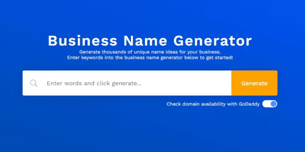 Business Name Generator