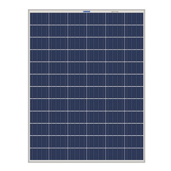 Luminous Polycrystalline Solar Panel 60W – 12V